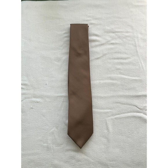 Pierre Balmain Tie Brown Designer Minimalist Retro Preppy Wedding Quiet Luxury - Picture 1 of 5